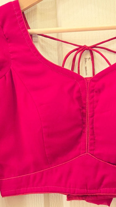 Georgette Full Sleeve Pink Boutique Blouse