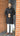 Mens Rayon Kurta In Black