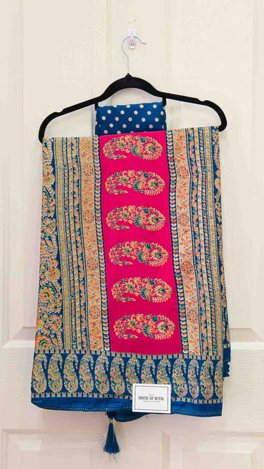 Kashmiri Paisley Silk Saree