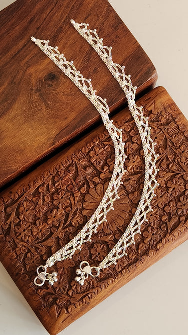 Silver Anklet Payalika