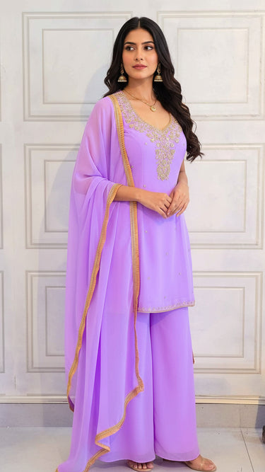 Halterneck Handwork Sharara