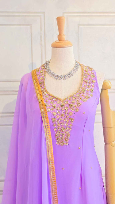 Halterneck Handwork Sharara