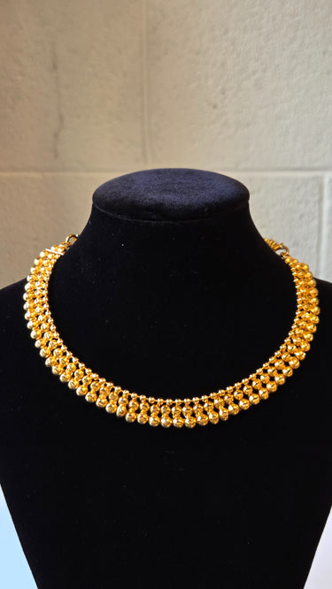 Gold Imitation Necklace Golden Buds