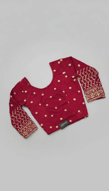 Full Sleeve Designer Stretchable Blouse Ivy