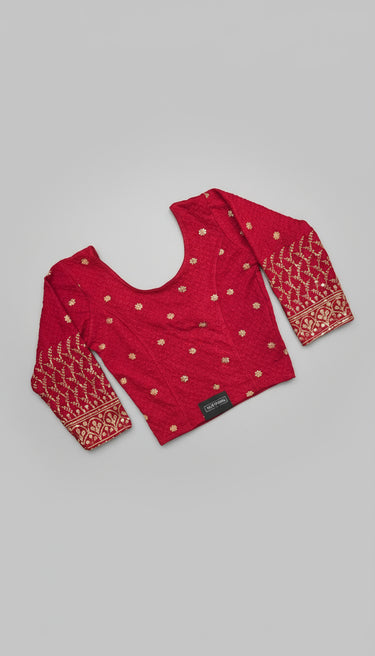Full Sleeve Designer Stretchable Blouse Ivy
