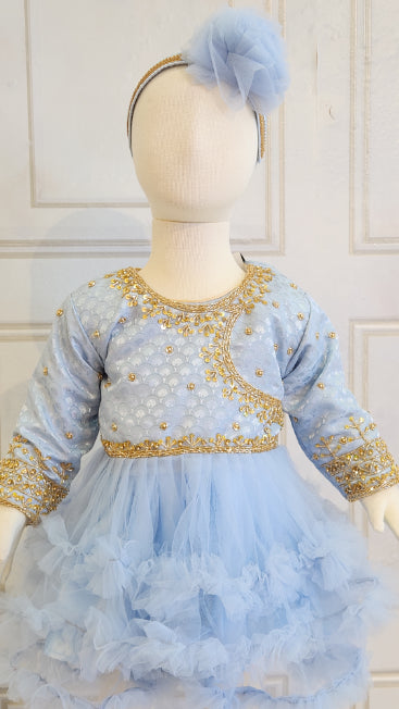 Handwork Pasni Frock for Baby Girl Aasmaani