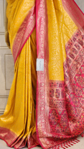 Dual Shade Silk Saree