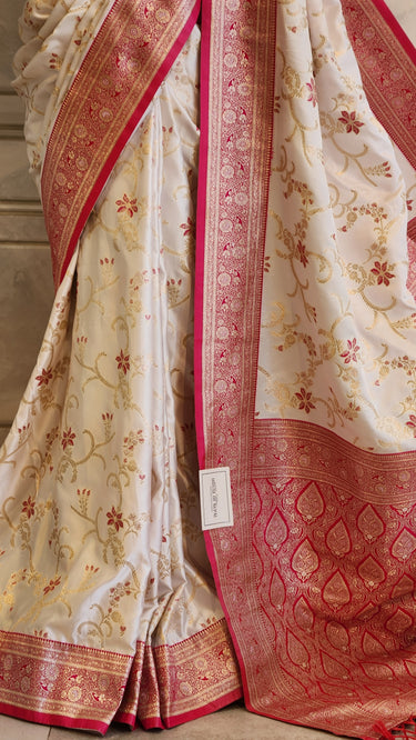 Satin Silk Contrast Saree