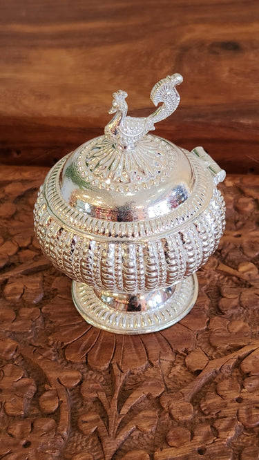 Pure Silver Sindur Box