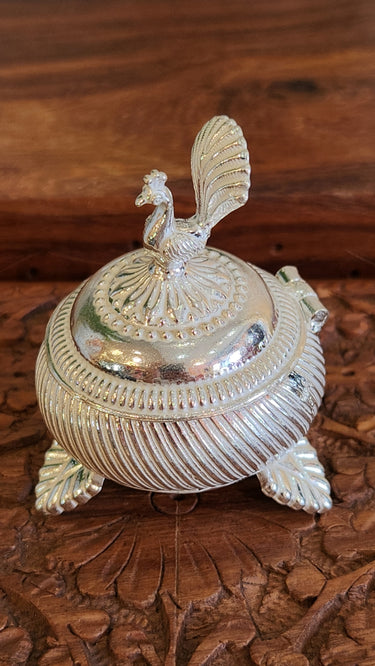 Pure Silver Sindur Box