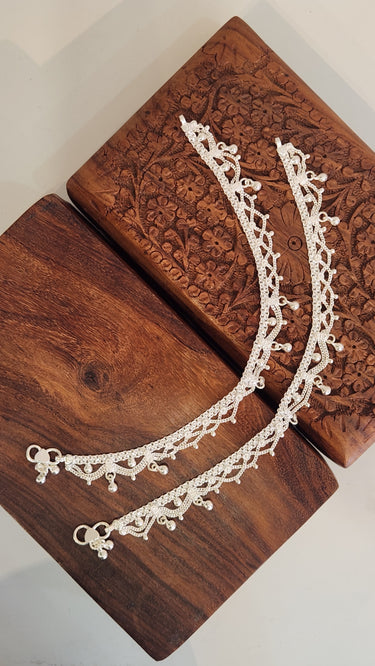 Pure Silver Anklet Zeenat