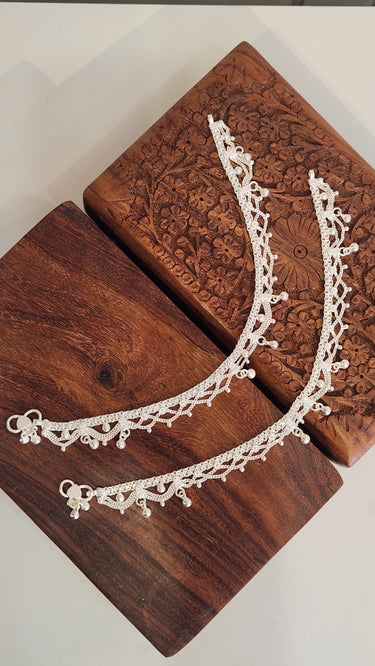 Pure Silver Anklet Eira