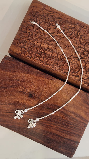 Pure Silver Anklet Luna