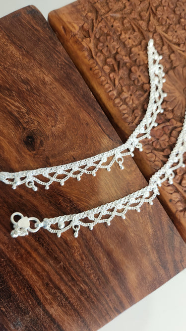 Kids Pure Silver Anklet Rimjhim