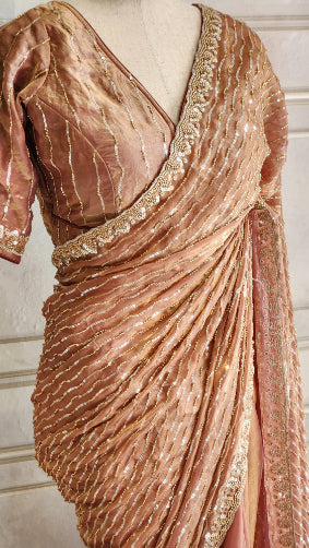Fendi Handwork Line Saree