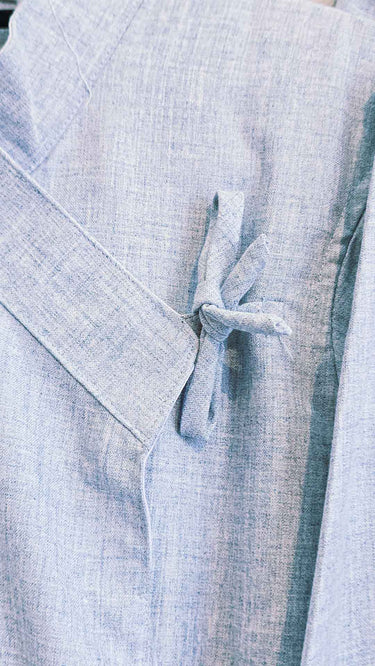 Daura Suruwal for Men in Patterned Blue