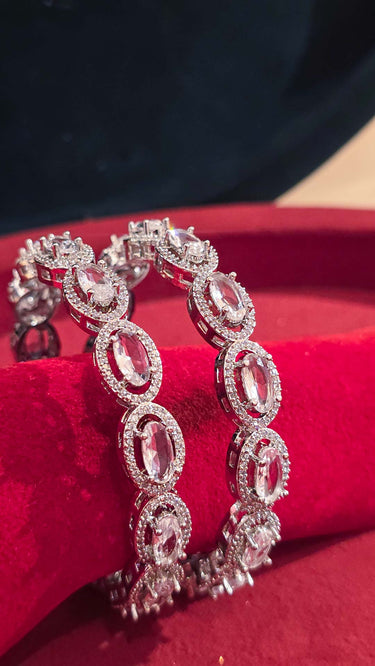 American Diamond Cubic Zurconia Bangles Panache