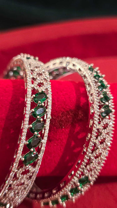 American Diamond Cubic Zirconia Bangles Riba