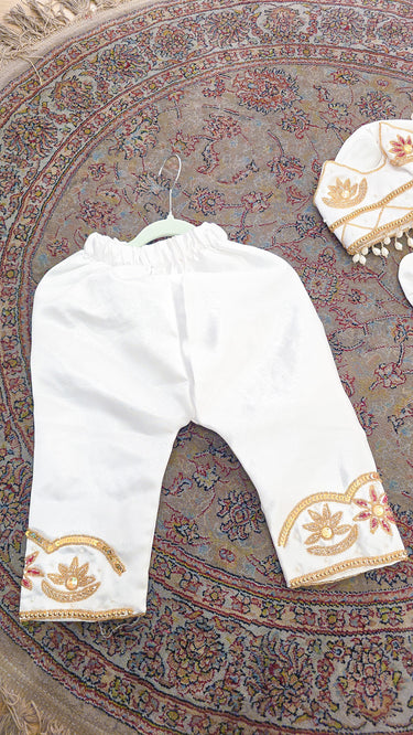Silk Handembroidered Girls Traditional Pasni Set