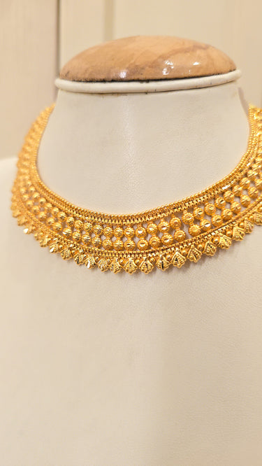 Gold Imitation Mini Haar Sruja