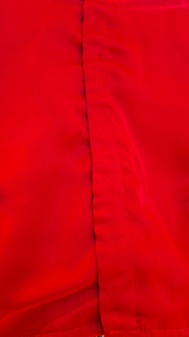 Crepe Silk Handembroidered Full Sleeves Blouse in High Neckline