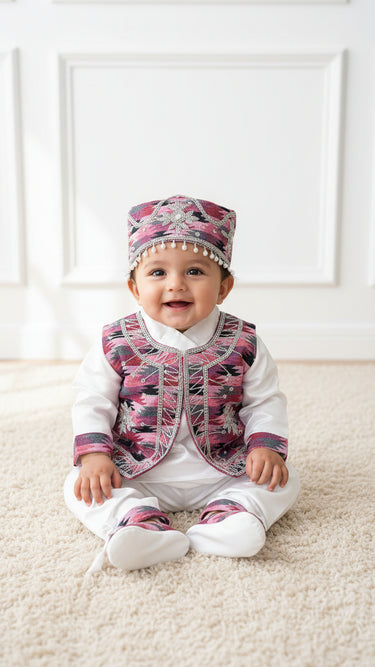 Dhaka Handembroidered Boys Pasni Dress