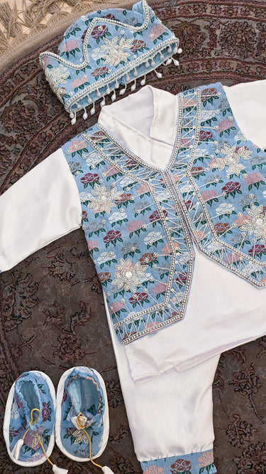 Dhaka Handembroidered Boys Pasni Dress