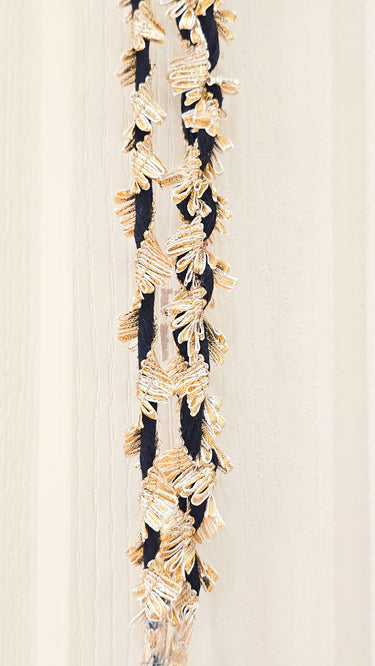 Black & Golden Flower Hair Paranda Mira