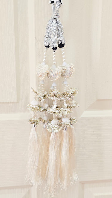Black & Silver Thread Hair Paranda Nura