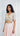 Multicolor Half Sleeves Blouse in White Base
