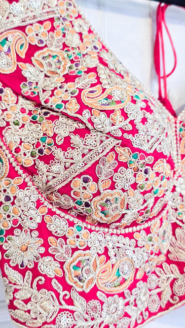 Golden Zariwork with Paisley Blouse