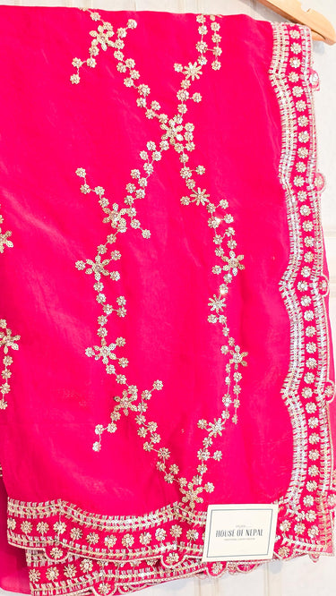 Fendi Sequin and Zariwork Saree Maya