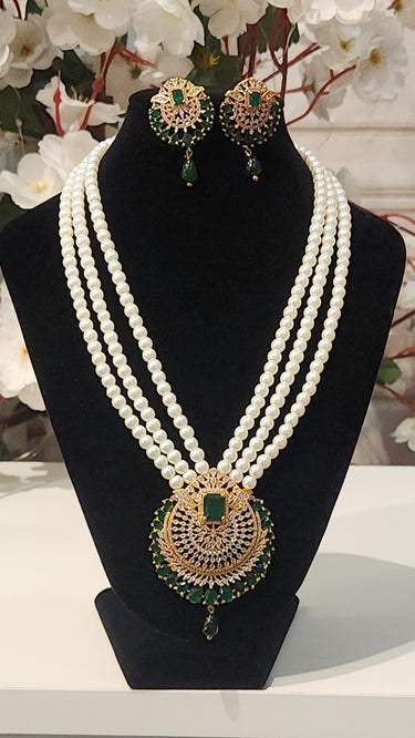 Zed Mala with Earrings Maharani