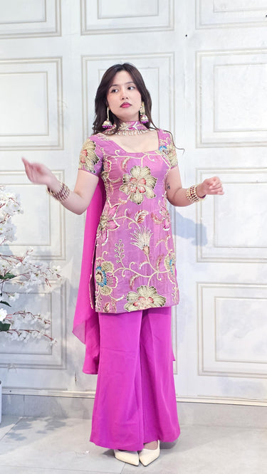 Floral Multicolor 90s Kurti Suit