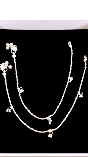 Pure Silver Anklet Auraline