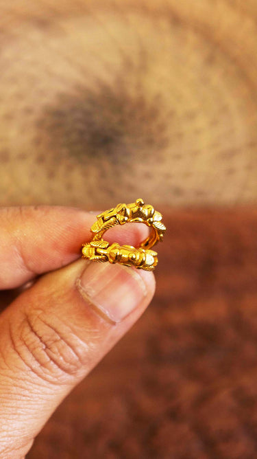 Gold Imitation Marwari Earrings