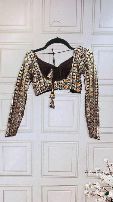 Multicolor Boutique Blouse with Thread Embroidered