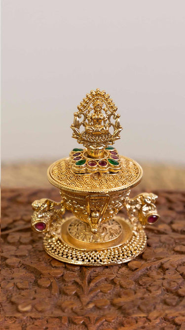 Brass Sindur Box (Kumkum Box)