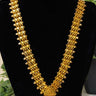 Gold Imitation Rani Haar With Earrings - House of Nepal