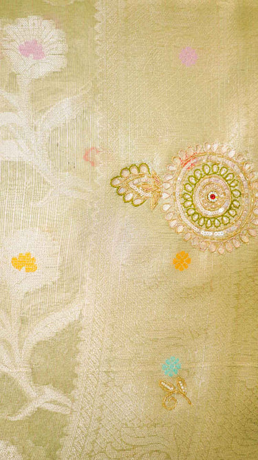 Cotton Meenakari Handwork Saree