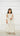 Cream Pastel Embroidered Top with Sarara Pants