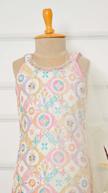 Multithread Sequin Indowestern Kurti Suit