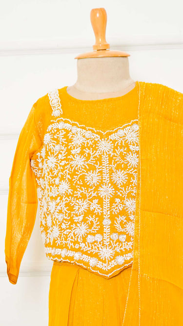 Fendi Handembroidered Kids Indowestern Set