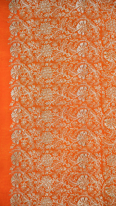 Vichitra Silk Saree with Pallu Border Saree