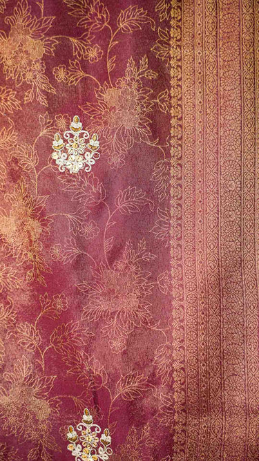 Kanjivaram Zari Border Saree