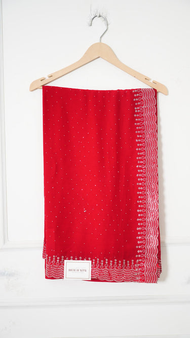Chiffon Georgette Saree with Swarovski