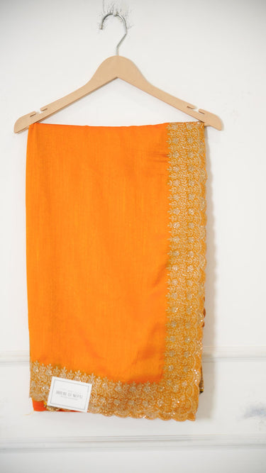 Vichitra Silk Zari Border Saree