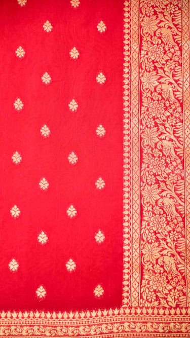 Silk Butti Saree with Stone