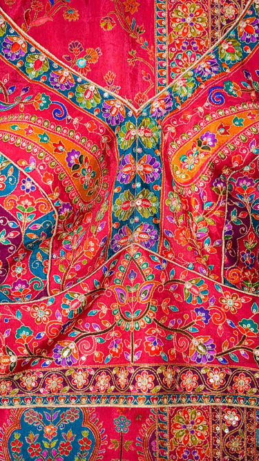 Dola Silk Position Print Saree with Blouse