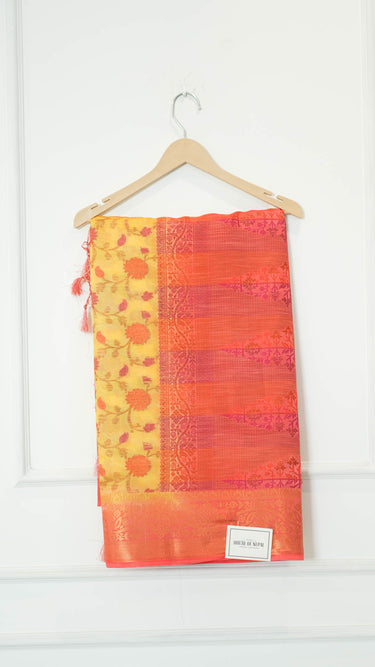 Meenakari Silk Saree Rama